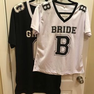 Bride & Groom jerseys